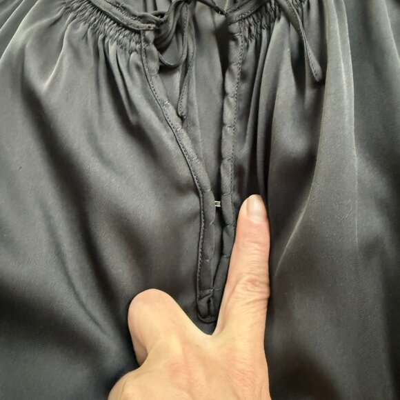 Vince tie front Silk Cami / tank - Picture 9 of 11